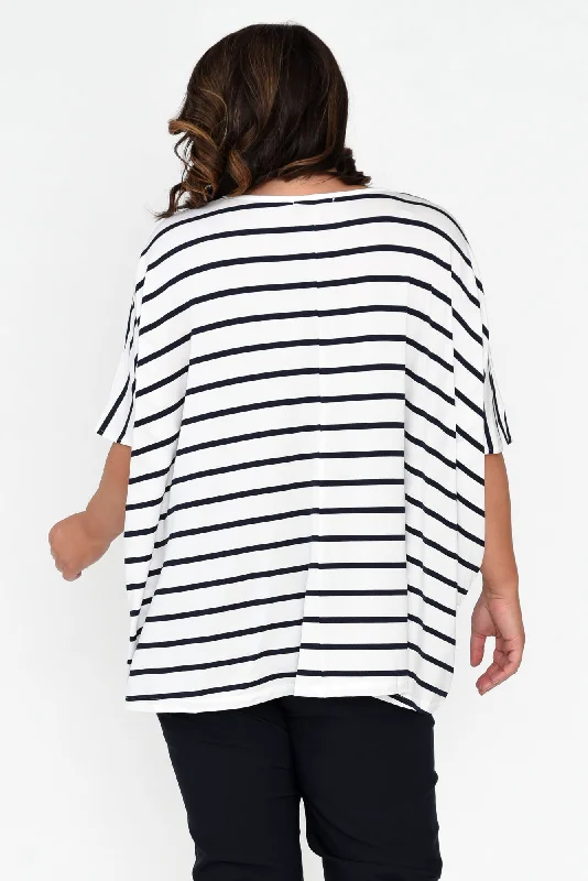 sorronda-white-stripe-bamboo-batwing-top