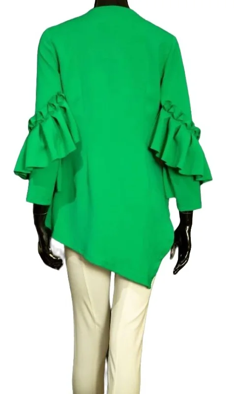 stretch-jacket-with-ruffle-front-sleeves-in-jade-1