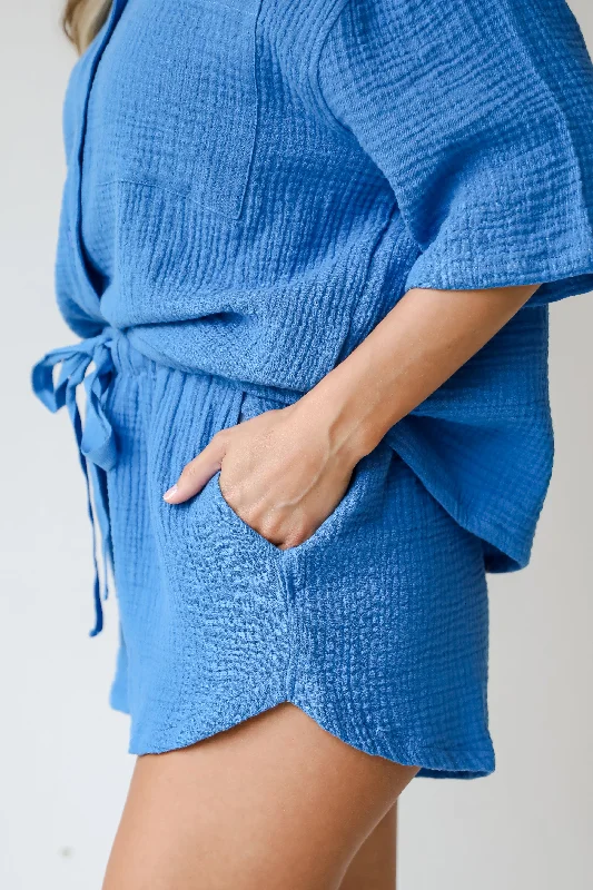 stylish-ease-blue-linen-shorts-du-deal