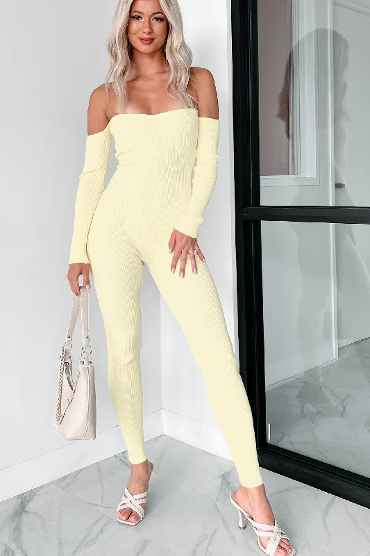 telling-secrets-off-the-shoulder-ribbed-catsuit-yellow