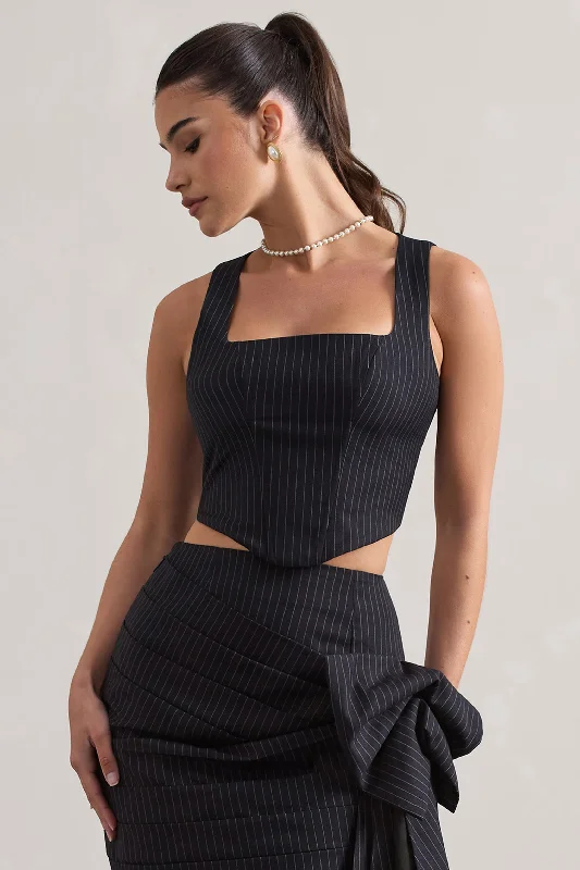 think-again-navy-pinstripe-structured-corset-top-cl132305015