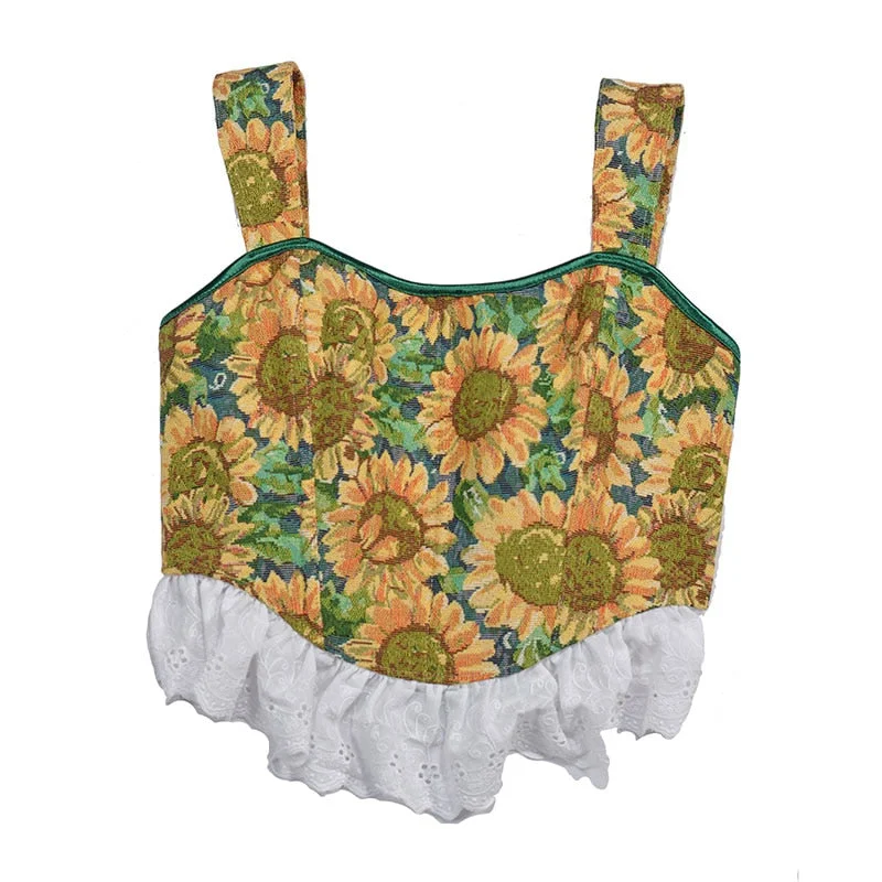 van-gogh-sunflower-tapestry-corset-top