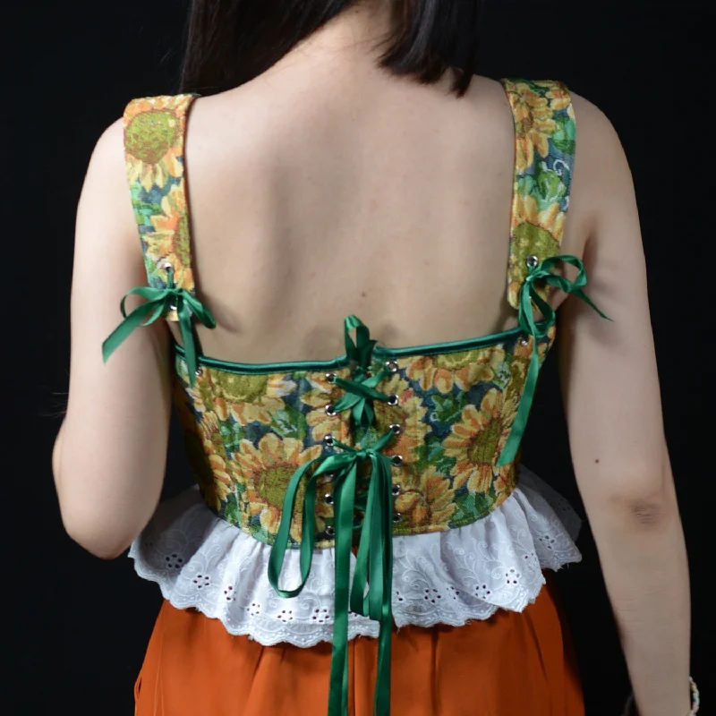 van-gogh-sunflower-tapestry-corset-top