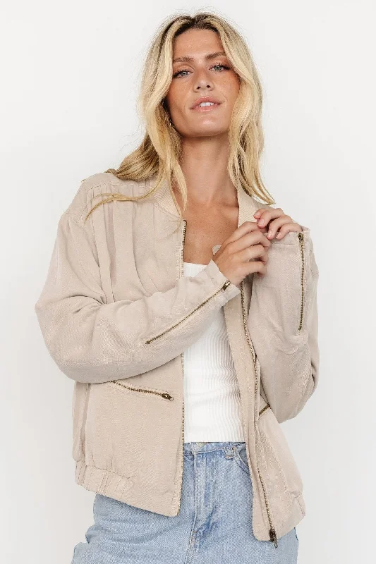 Wadsworth Bomber Jacket | Natural