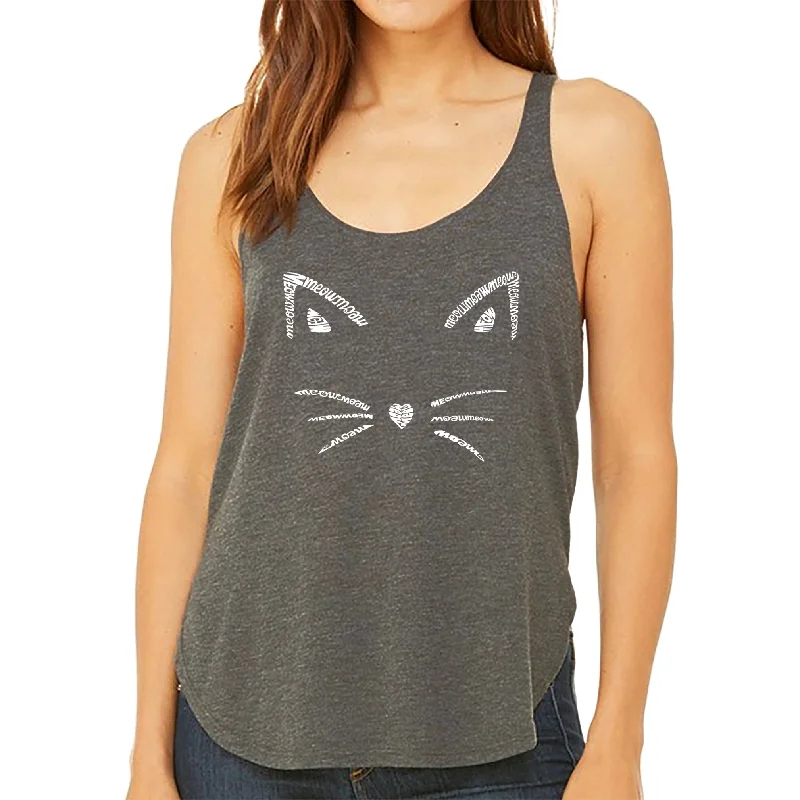 whiskers-womens-premium-word-art-flowy-tank-top